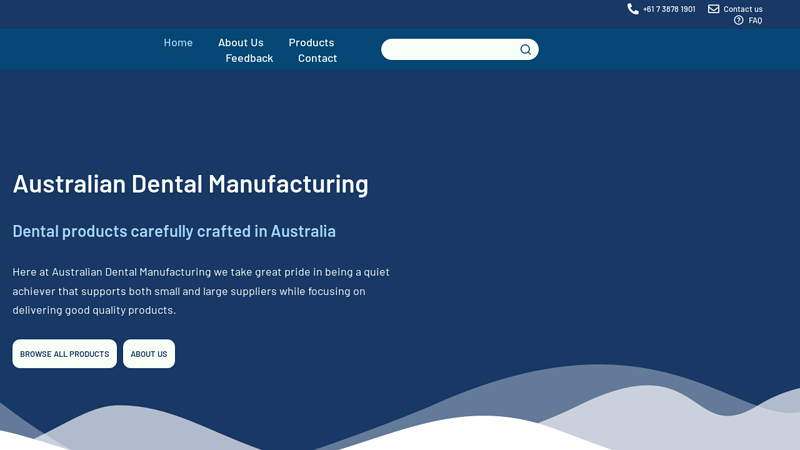 Image of Homepage | ADM Australian Dental Manufacturing