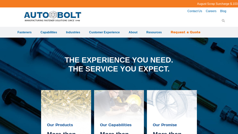 The Auto Bolt Company | Fasteners and Bolts | Home; The Auto Bolt Company | Fasteners and Bolts | Home