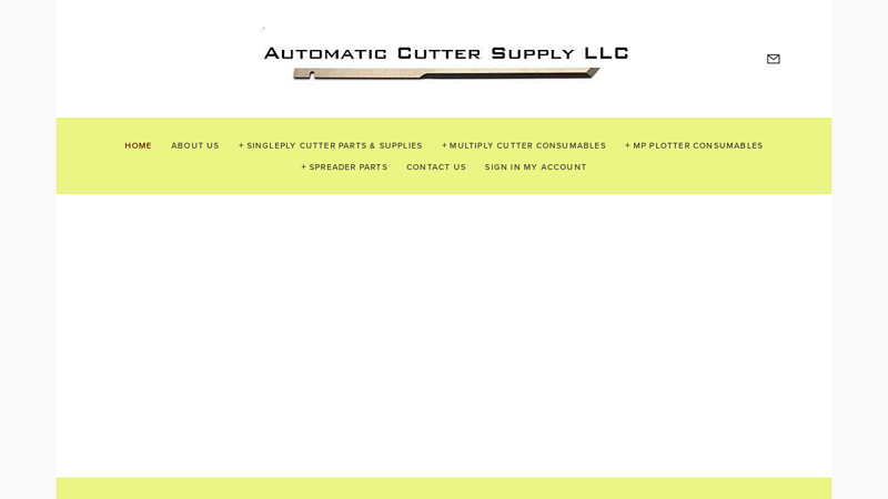 Automatic Cutter Supply LLC - Parts and Supplies for Gerber cutters