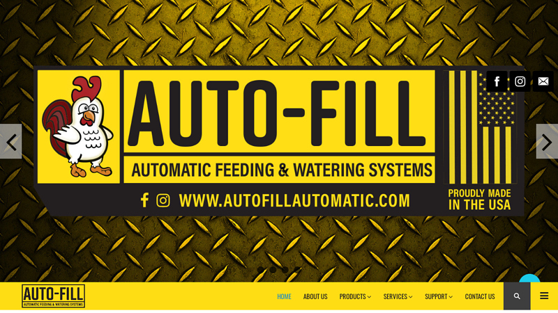 Auto-Fill Systems C Auto-Fill Automatic Feeding & Watering Systems