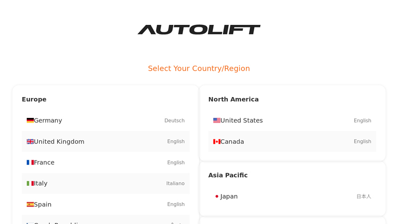 AUTOLIFT PRODUCTION - Official Site