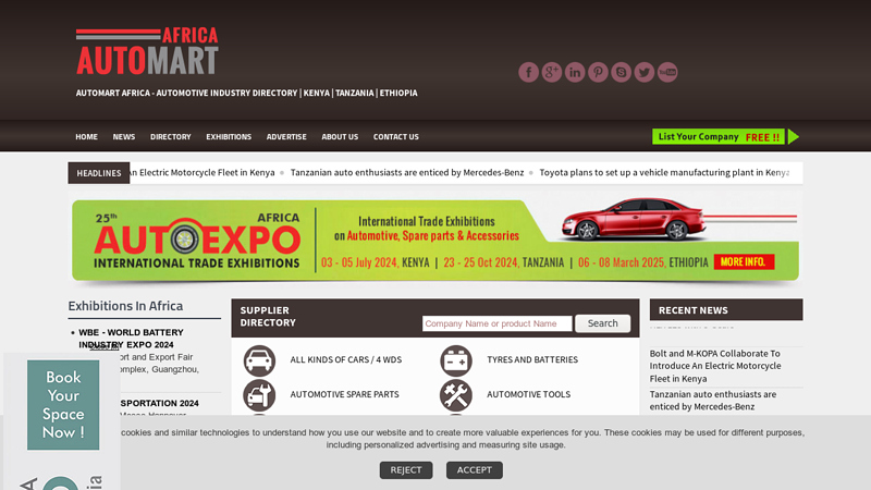 Automart Africa - Automotive Industry Directory | Kenya | Tanzania | Ethiopia