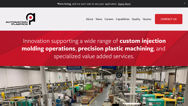 Precision Injection Molding | Automation Plastics Corporation