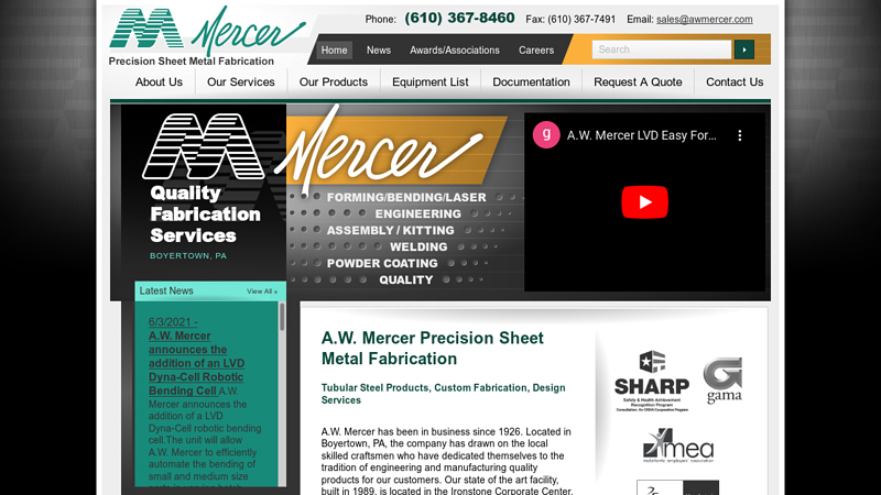 Welcome To A.W. Mercer, Inc. - A.W. Mercer