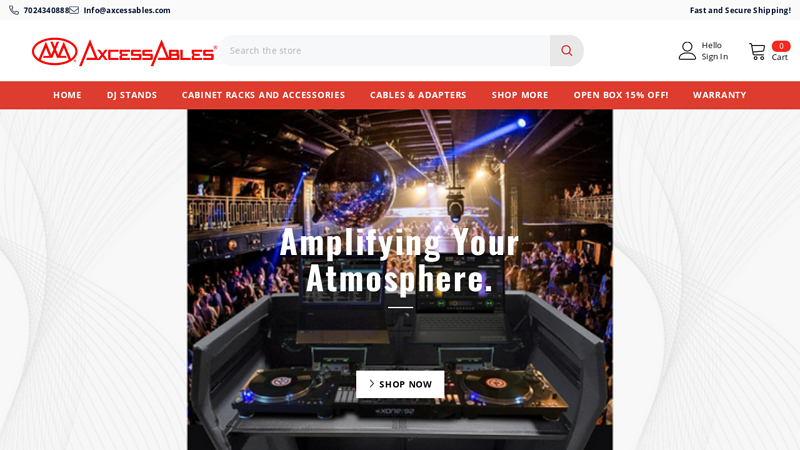 AxcessAbles High Quality DJ & A/V accessories | Las Vegas 702-434-0888