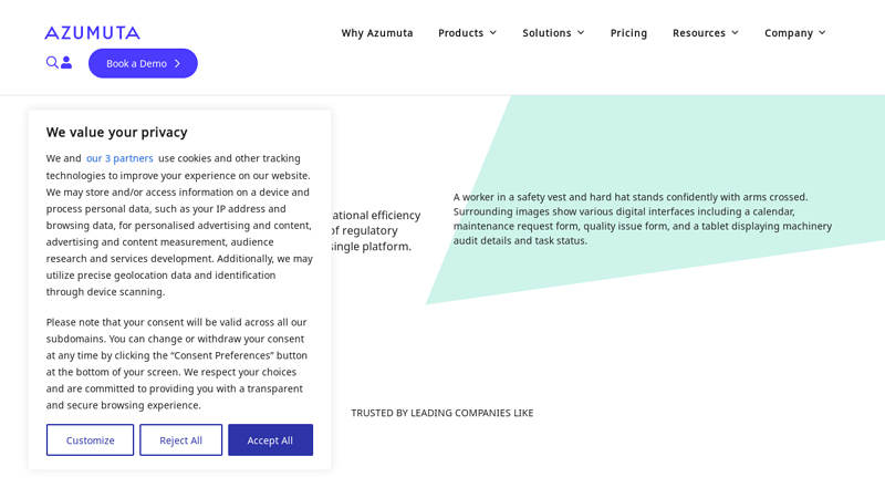 Azumuta is the most complete software tool that eliminates the use of paperwork in your factory.