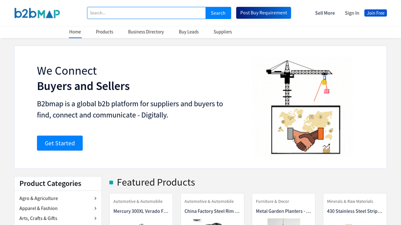 Global B2B Platform | Connect Buyers and Suppliers - B2BMAP