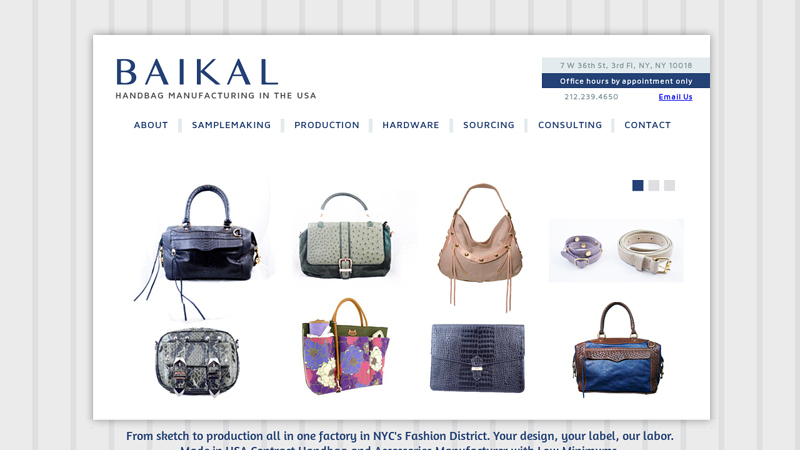 Baikal Inc - Handbag Manufacturing in the USA