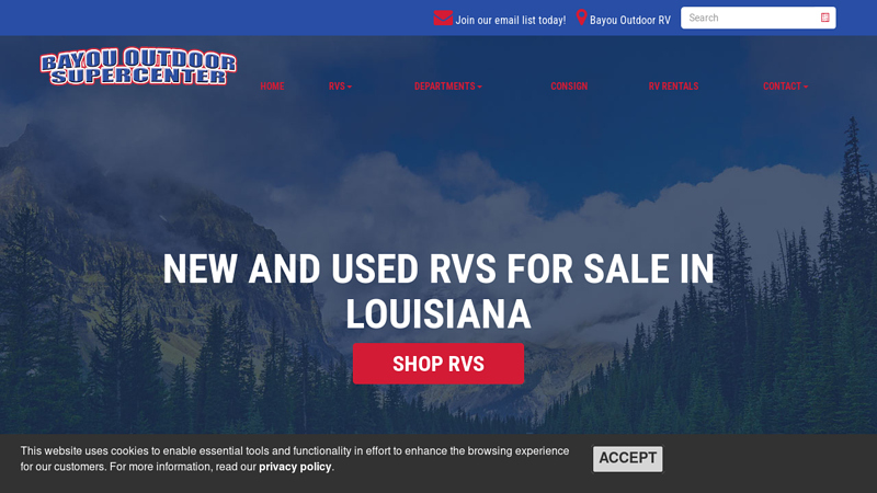 Louisiana RVs For Sale | Parts & Service | Bossier City