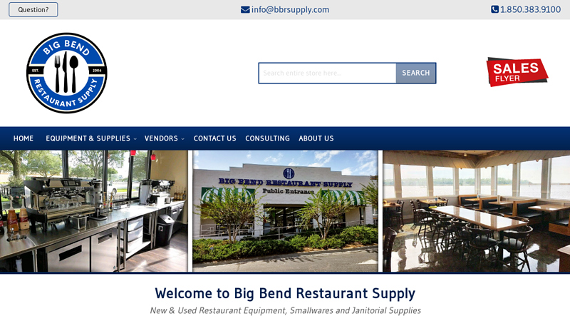 Big Bend Restaurant Supply | Commercial Food Equipment Tallahassee, FL