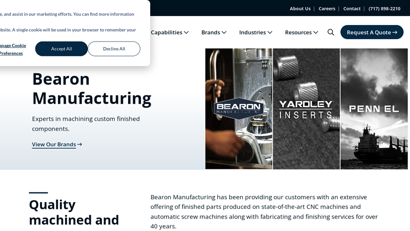 Precise Machining & Casting Solutions | Bearon Manufacturing