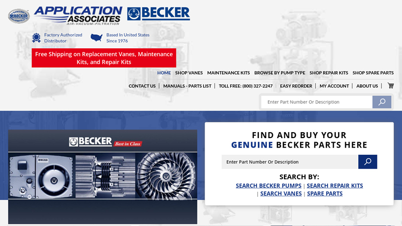 Find and Buy your Becker Pumps here | Becker Pumps R Us