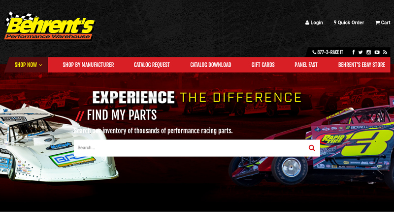 Shop Now at Behrents.com | Same-Day Shipping On All In-Stock Parts