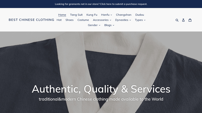 BestChineseClothing, Traditional&Modern Chinese Clothing Online Store