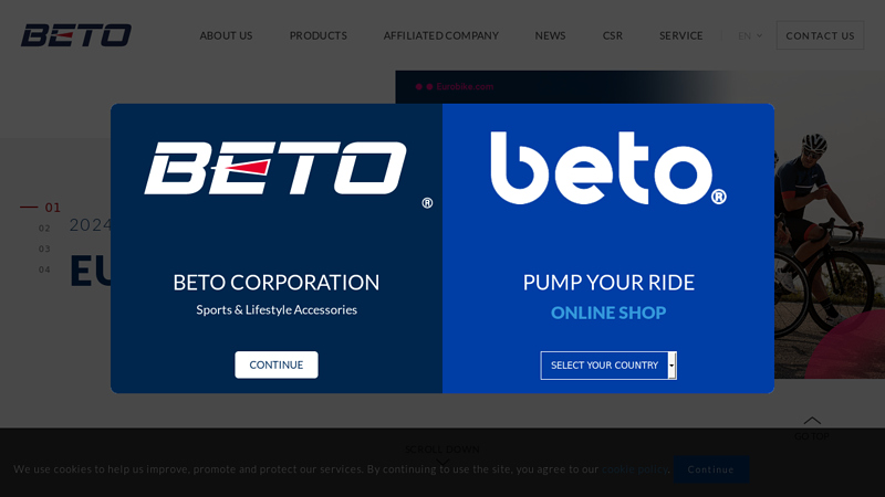 BETO Corporation | Sports & Lifestyle Accessories Manufacturer