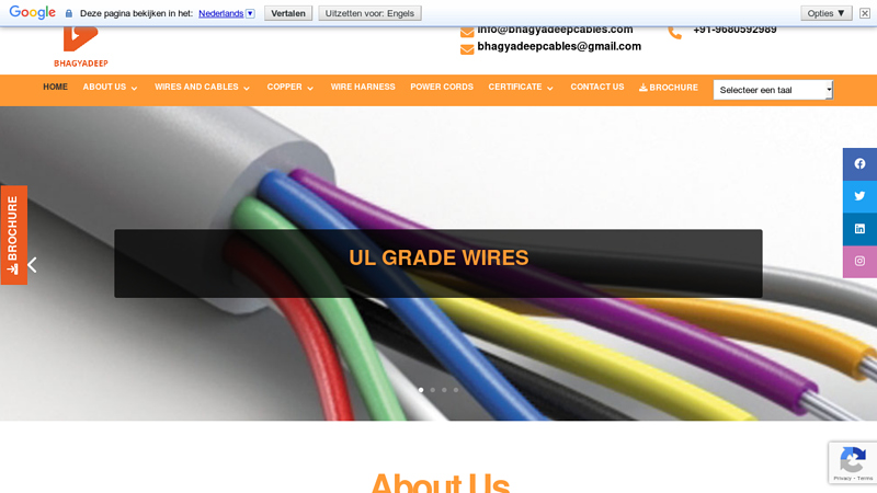 Electrical Wire and Cable Manufacturer | Bhagyadeep Cables