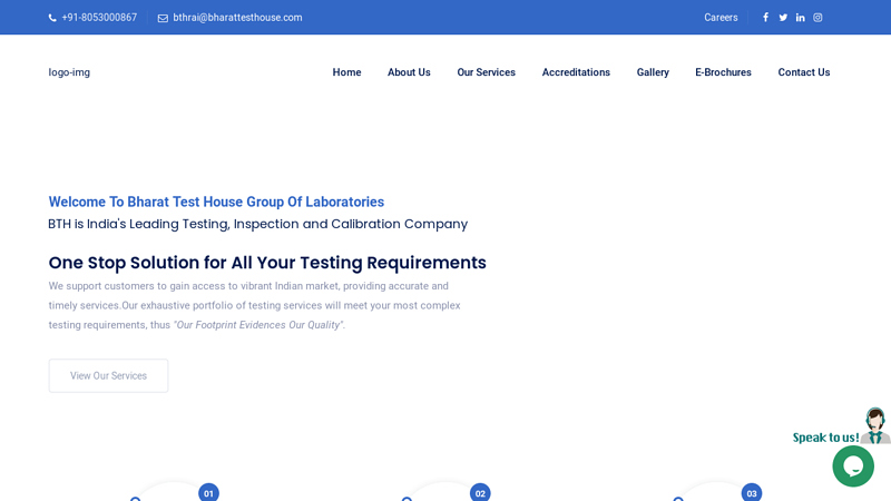 Bharat Test House | BTH | Testing laboratory In India