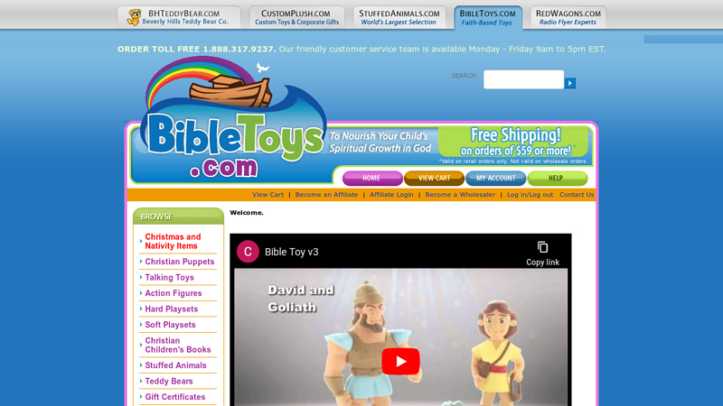 BibleToys.com: Religious toys, Christian toys, Bible toys for children. Jesus Toys, Biblical Toys