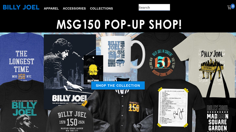 Billy Joel Official Store C Billy Joel Online Store