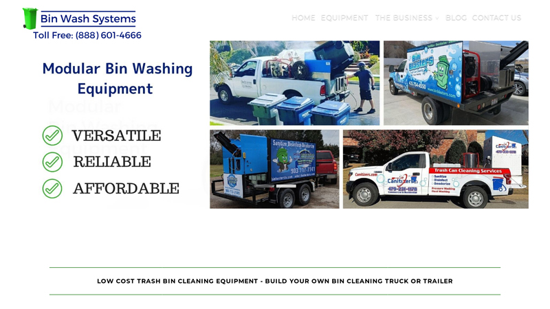 Bin Wash Systems - Modular Bin Washing Equipment