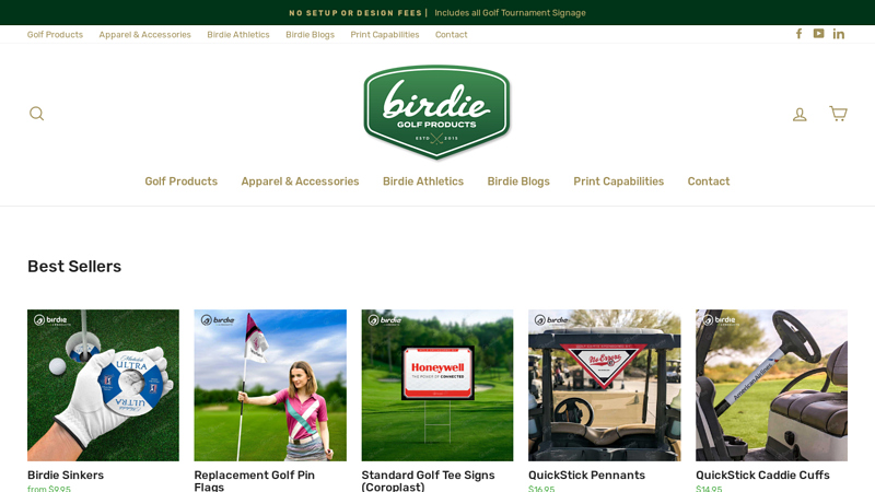 Birdie Media | Golf Tee Signs and Promotional Products C Birdie Products