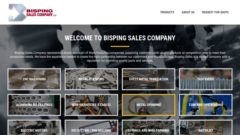 Manufacturers Sales Rep, Manufacturing Sales Rep - Bisping Sales