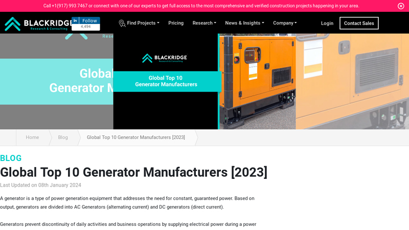 Image of Global Top 10 Transformer Manufacturers [2023]