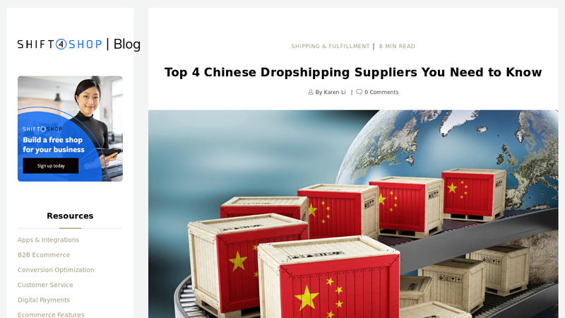 Image of Top 4 Chinese Dropshipping Suppliers You Need to Know