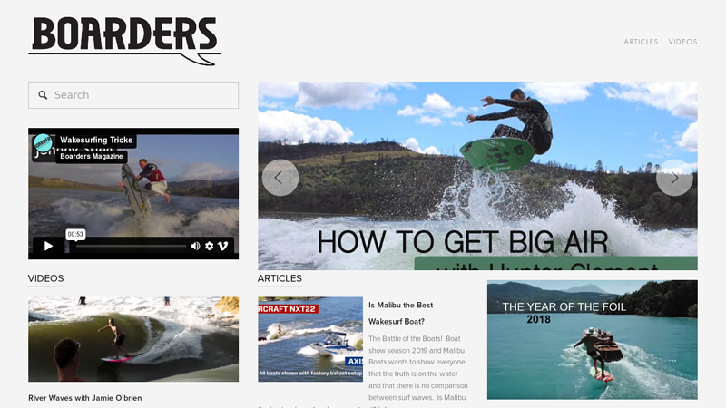 Boarders Magazine: Inland Surf Sports Publication