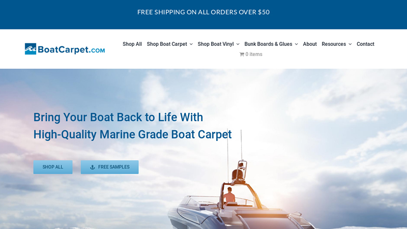 Boat Carpet .com C #1 Supplier of Boat Carpet. Ships Free