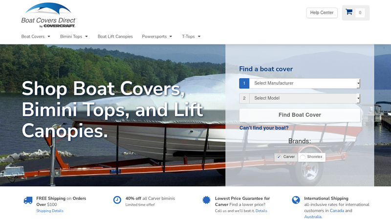 Boat Covers & Bimini Tops for your Boat or Pontoon