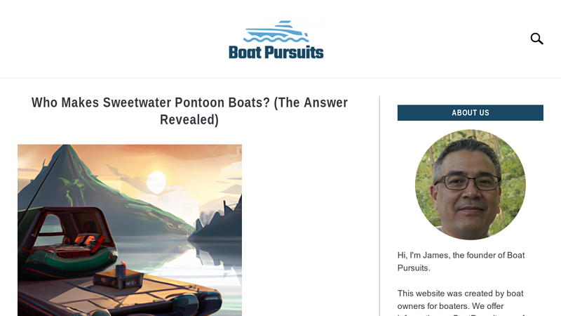 Image of Who Makes Sweetwater Pontoon Boats? (The Answer Revealed)