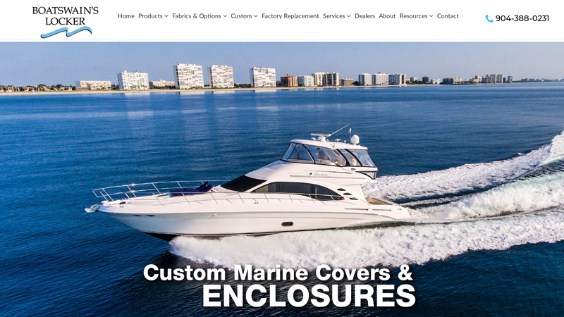 Boat Covers And Enclosures | Boatswains Locker