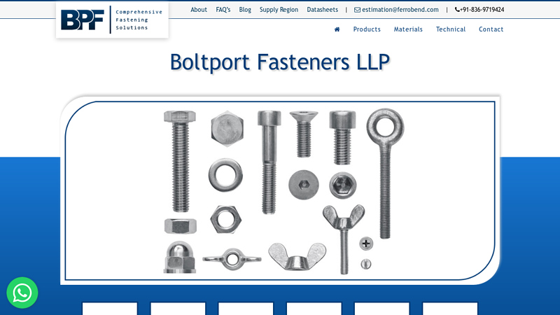 Boltport Fasteners - Manufacturer of Speciality Industrial Fasteners