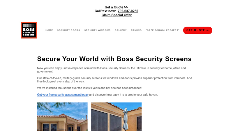 Boss Security Screens