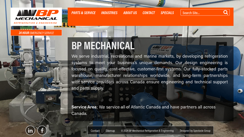 BP Mechanical: Refrigeration systems: industrial, recreational, marine