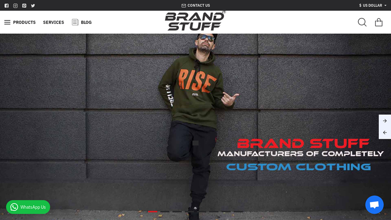 Brand Stuff serving the brands globally with there desired clothing with custom designs.