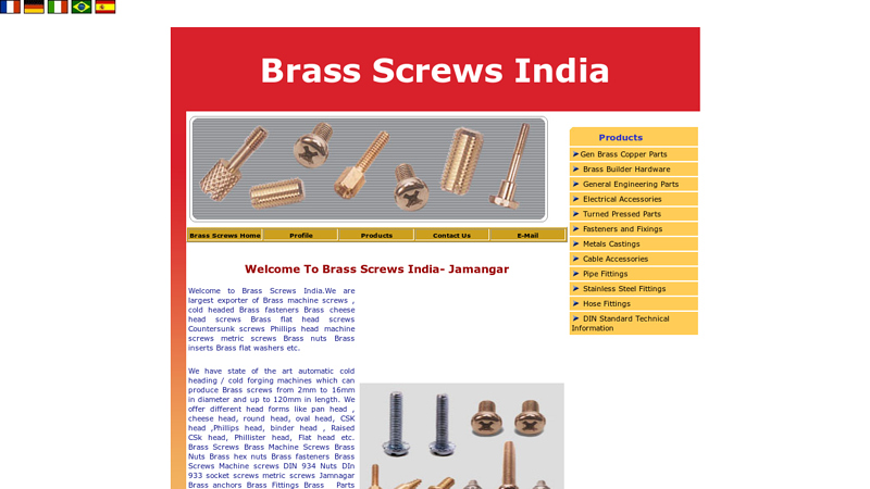 Brass Screws Brass Machine Screws Brass Nuts Brass hex nuts Brass fasteners DIN 934 Nuts DIn 933 socket screws metric screws Jamnagar