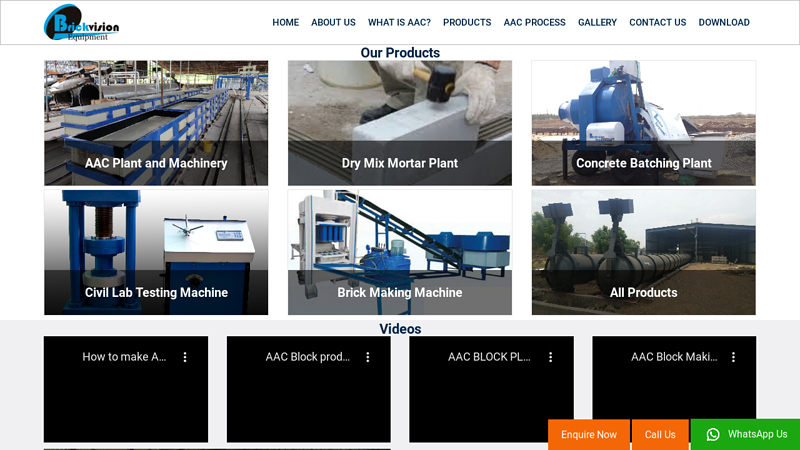 AAC Plant | AAC Plant Manufacturers & Suppliers | AAC Plant in Pune, India