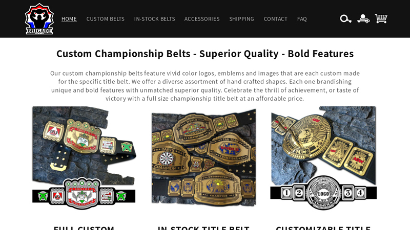 Custom Championship Belts - Full Size - Affordable Prices