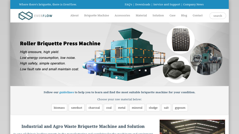 Briquette machine manufacturer - all types of briquetter for sale