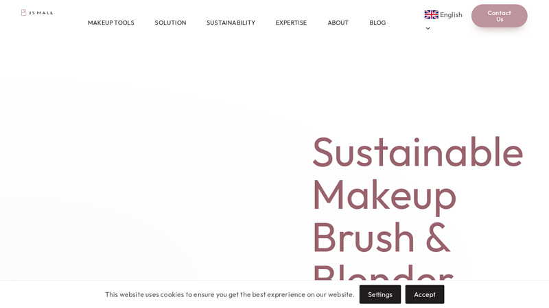 Sustainable Makeup Tools Manufacturer | BS-MALL