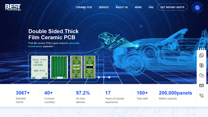 Ceramic PCB | Ceramic Printed Circuit Board | Ceramic PCB Supplier & Manufacturer-BSTCeramicPCB