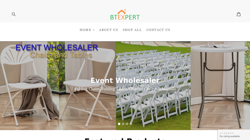 BTExpert - Wholesale La Habra - Party Event Table Folding Chair Heater C BTExpert La Habra, Brea Wholesale Event Furniture Sale