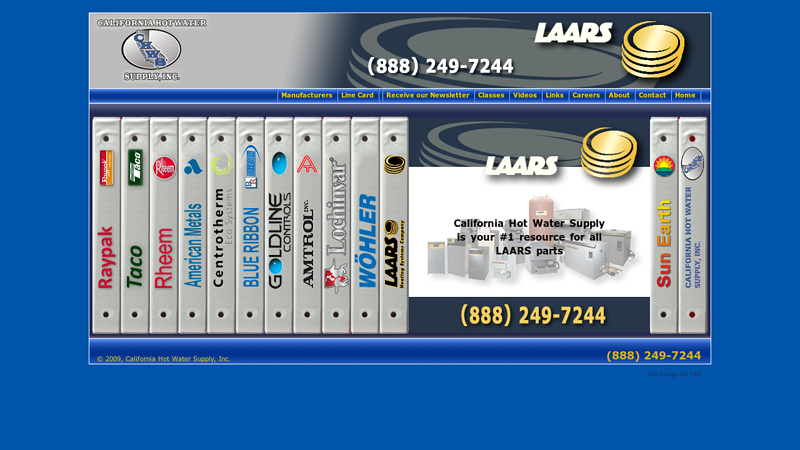 California Hot Water Supply - #1 Raypak, Taco, Rheem, American Metal Wholesale Dealer in Southern California