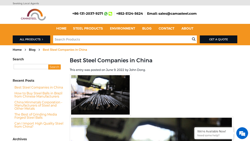 Image of Best Steel Companies in China