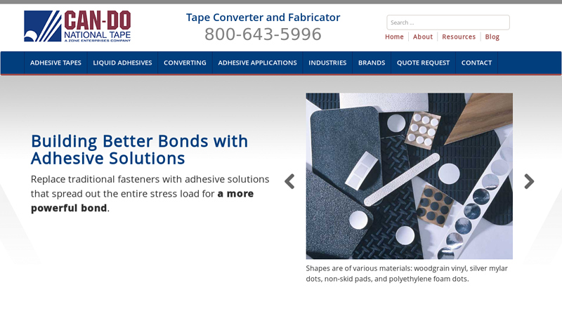 Can-Do Tape - Tape Converter | Tape supplier | Tape slitter & laminator