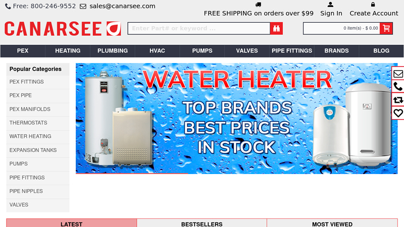 PEX, Heating, Plumbing and HVAC Supplies | Canarsee