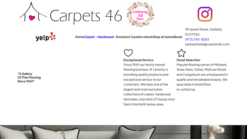 Carpet, Wood Flooring, Laminate, Vinyl & More | "A Gallery Of Fine Flooring Since 1969"