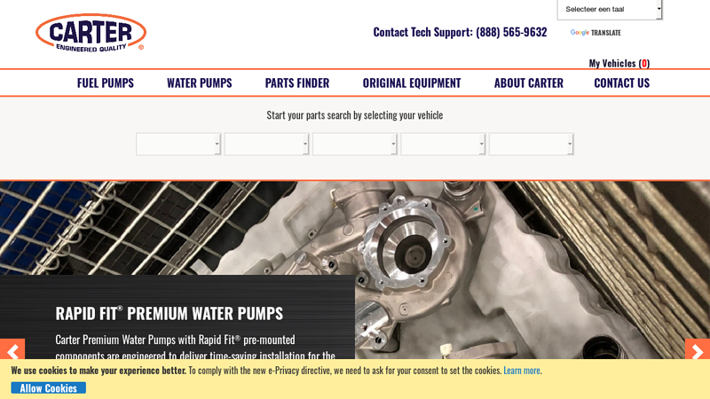 Carter Fuel Systems and Water Pumps - Engineered in the USA